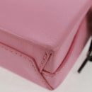 BALENCIAGA 2020S SS Hello Kitty Hand Bag Calf Skin 2way Pink 619043 Auth 170731SM-16