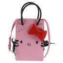 BALENCIAGA 2020S SS Hello Kitty Hand Bag Calf Skin 2way Pink 619043 Auth 170731SM-2