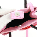 BALENCIAGA 2020S SS Hello Kitty Hand Bag Calf Skin 2way Pink 619043 Auth 170731SM-21