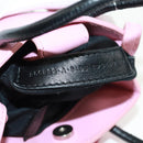 BALENCIAGA 2020S SS Hello Kitty Hand Bag Calf Skin 2way Pink 619043 Auth 170731SM-27