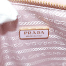 PRADA Chain Shoulder Bag fur 2way Pink Gold Auth 170736SM-22