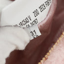 PRADA Chain Shoulder Bag fur 2way Pink Gold Auth 170736SM-11