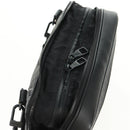 LOUIS VUITTON Expandable Messenger Bag Leather Black M55698 LV Auth 170737M-8