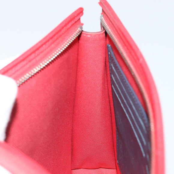 LOUIS VUITTON Taiga Pochette Voyager MM Clutch Bag Red Akajou M63397 Auth 170741