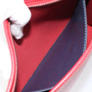 LOUIS VUITTON Taiga Pochette Voyager MM Clutch Bag Red Akajou M63397 Auth 170741-20