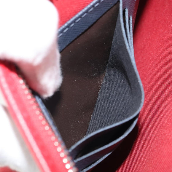 LOUIS VUITTON Taiga Pochette Voyager MM Clutch Bag Red Akajou M63397 Auth 170741
