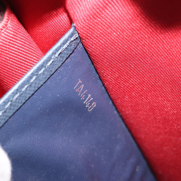 LOUIS VUITTON Taiga Pochette Voyager MM Clutch Bag Red Akajou M63397 Auth 170741