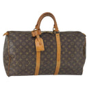 LOUIS VUITTON Monogram Keepall 50 Boston tas M41426 LV Auth 170744-1