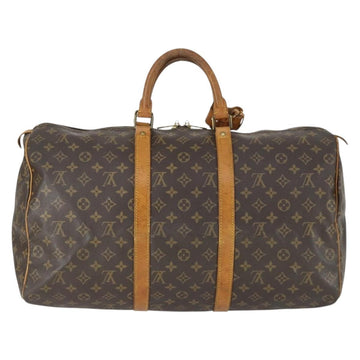 LOUIS VUITTON Monogram Keepall 50 Boston Bag M41426 LV Auth 170744 - 0