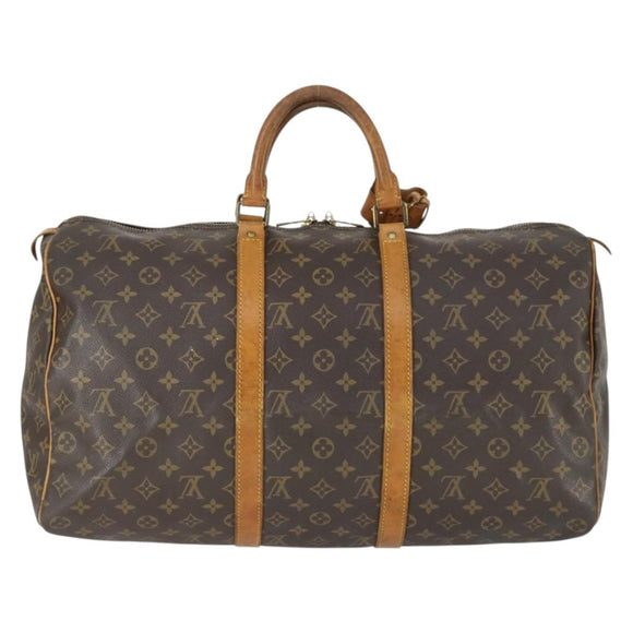 LOUIS VUITTON Monogram Keepall 50 Boston tas M41426 LV Auth 170744
