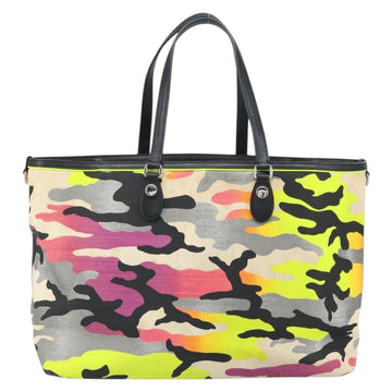 Christian Dior Anselm Lyle Camouflage Bag Canvas Multicolor Silver Auth 170745V - 0