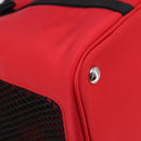 PRADA Pet Bag Pet Carry Nylon 2way Red Silver Auth 170756SAM-15
