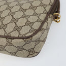GUCCI GG Supreme Shoulder Bag PVC Beige Gold 97 02 068 Auth 170761-9