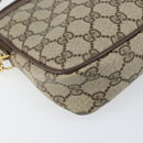 GUCCI GG Supreme Shoulder Bag PVC Beige Gold 97 02 068 Auth 170761-14