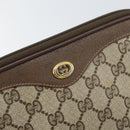GUCCI GG Supreme Shoulder Bag PVC Beige Gold 97 02 068 Auth 170761-17