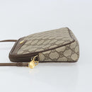GUCCI GG Supreme Shoulder Bag PVC Beige Gold 97 02 068 Auth 170761-4