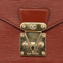 LOUIS VUITTON Epi Monceau 28 Hand Bag Brown M52123 LV Auth 170765-19
