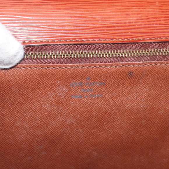 LOUIS VUITTON Epi Monceau 28 Hand Bag Brown M52123 LV Auth 170765