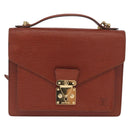 LOUIS VUITTON Epi Monceau 28 Hand Bag Brown M52123 LV Auth 170765-13