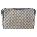 GUCCI GG Supreme Sherry Line Shoulder Bag PVC Navy Gold 904 02 084 Auth 170766-2