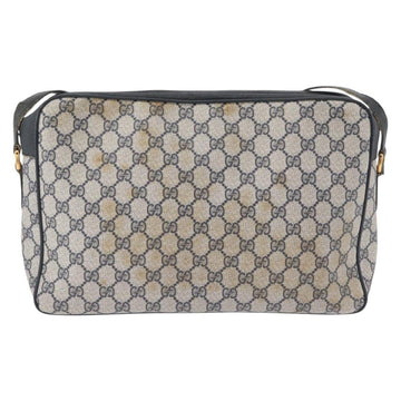 GUCCI GG Supreme Sherry Line Shoulder Bag PVC Navy Gold 904 02 084 Auth 170766 - 0