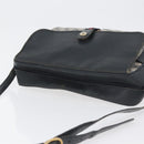 GUCCI GG Supreme Sherry Line Shoulder Bag PVC Navy Gold 904 02 084 Auth 170766-7