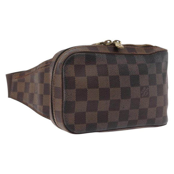 LOUIS VUITTON Damier Ebene Geronimos Shoulder Bag N51994 LV Auth 170767