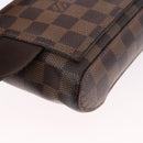 LOUIS VUITTON Damier Ebene Geronimos Shoulder Bag N51994 LV Auth 170767-16