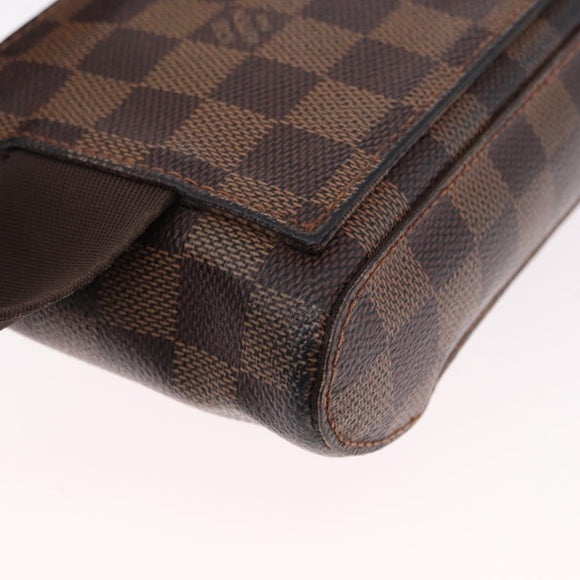 LOUIS VUITTON Damier Ebene Geronimos Shoulder Bag N51994 LV Auth 170767