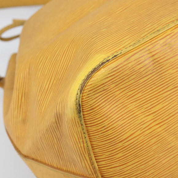 LOUIS VUITTON Epi Petit Noe Shoulder Bag Yellow M44109 LV Auth 170770