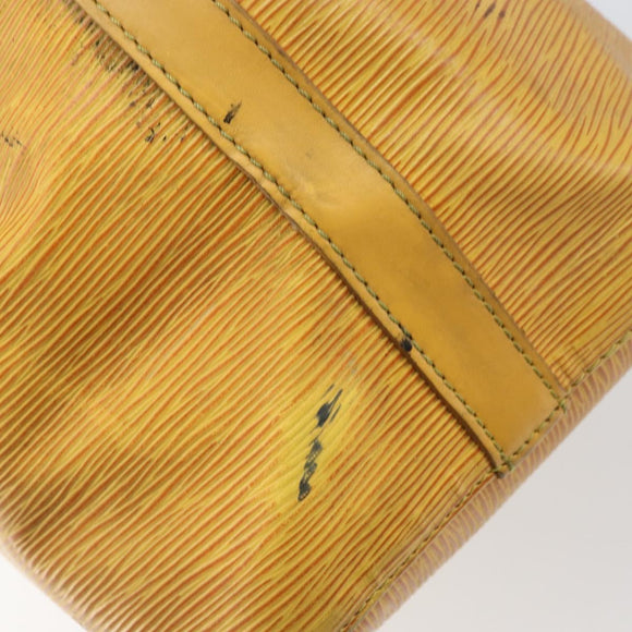 LOUIS VUITTON Epi Petit Noe Shoulder Bag Yellow M44109 LV Auth 170770