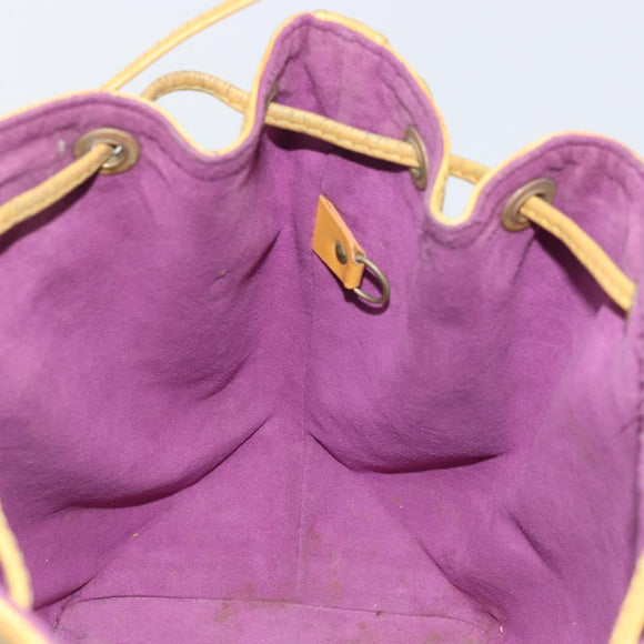 LOUIS VUITTON Epi Petit Noe Shoulder Bag Yellow M44109 LV Auth 170770