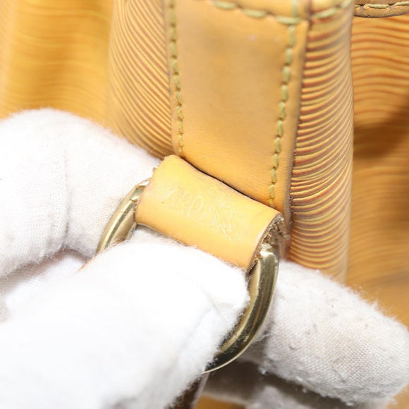 LOUIS VUITTON Epi Petit Noe Shoulder Bag Yellow M44109 LV Auth 170770