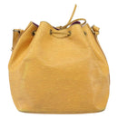 LOUIS VUITTON Epi Petit Noe Shoulder Bag Yellow M44109 LV Auth 170770-2