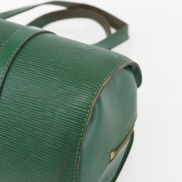 LOUIS VUITTON Epi Soufflot Hand Bag Green M52224 LV Auth 170774