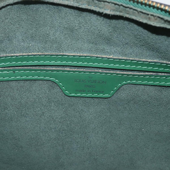 LOUIS VUITTON Epi Soufflot Hand Bag Green M52224 LV Auth 170774