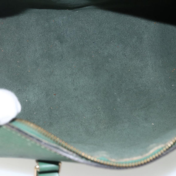 LOUIS VUITTON Epi Soufflot Hand Bag Green M52224 LV Auth 170774