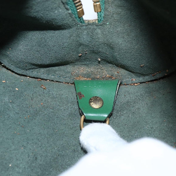 LOUIS VUITTON Epi Soufflot Hand Bag Green M52224 LV Auth 170774