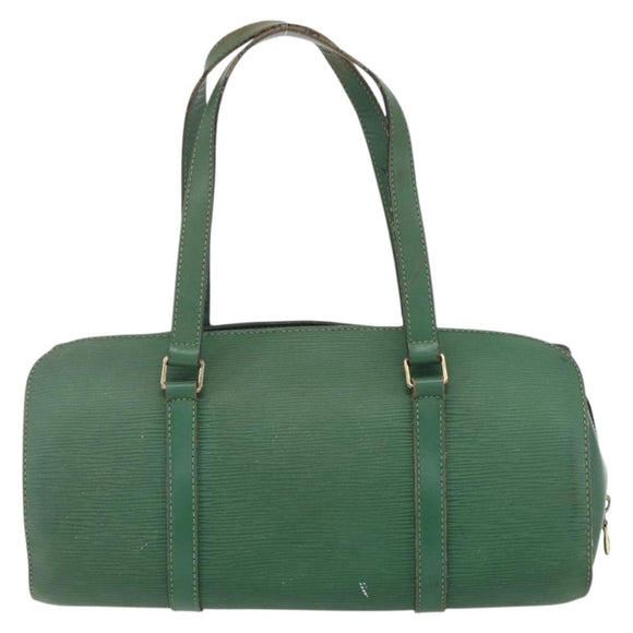 LOUIS VUITTON Epi Soufflot Hand Bag Green M52224 LV Auth 170774