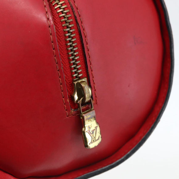 LOUIS VUITTON Epi Soufflot Hand Bag Red M52227 LV Auth 170775