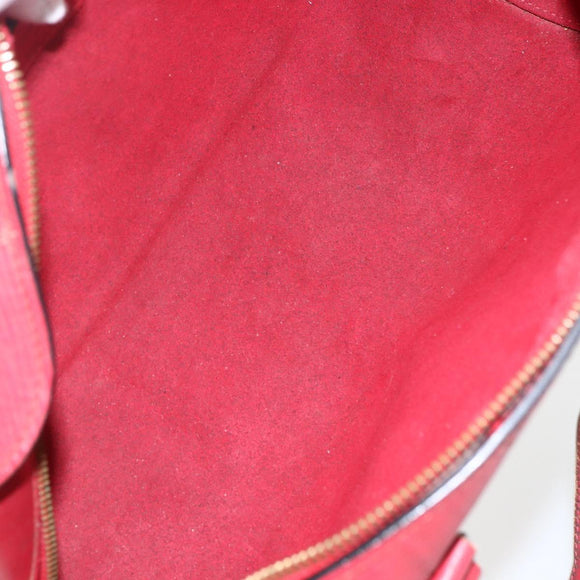 LOUIS VUITTON Epi Soufflot Hand Bag Red M52227 LV Auth 170775