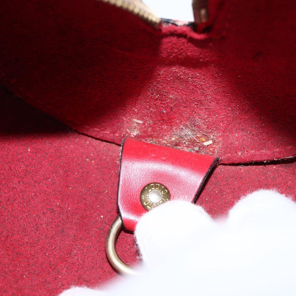 LOUIS VUITTON Epi Soufflot Hand Bag Red M52227 LV Auth 170775