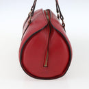 LOUIS VUITTON Epi Soufflot Hand Bag Red M52227 LV Auth 170775-4