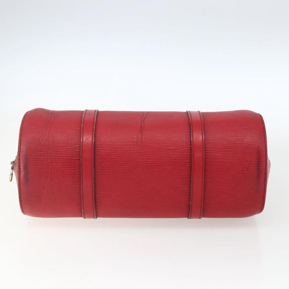 LOUIS VUITTON Epi Soufflot Hand Bag Red M52227 LV Auth 170775