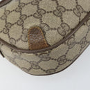 GUCCI GG Supreme Web Sherry Line Bag PVC Beige Gold 89 02 066 Auth 170778-12