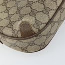 GUCCI GG Supreme Web Sherry Line Bag PVC Beige Gold 89 02 066 Auth 170778-14