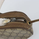GUCCI GG Supreme Web Sherry Line Bag PVC Beige Gold 89 02 066 Auth 170778-7