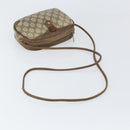 GUCCI GG Supreme Web Sherry Line Bag PVC Beige Gold 89 02 066 Auth 170778-8
