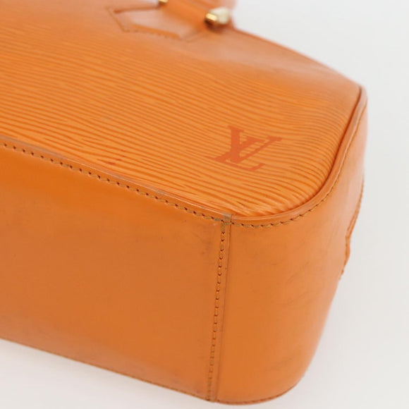 LOUIS VUITTON Epi jasmine Hand Bag 2way Orange Mandarin M5208H LV Auth 170789