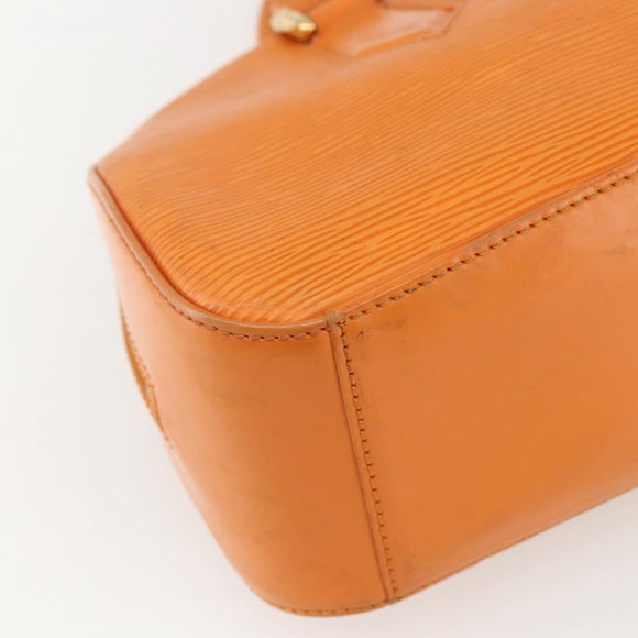 LOUIS VUITTON Epi jasmine Hand Bag 2way Orange Mandarin M5208H LV Auth 170789